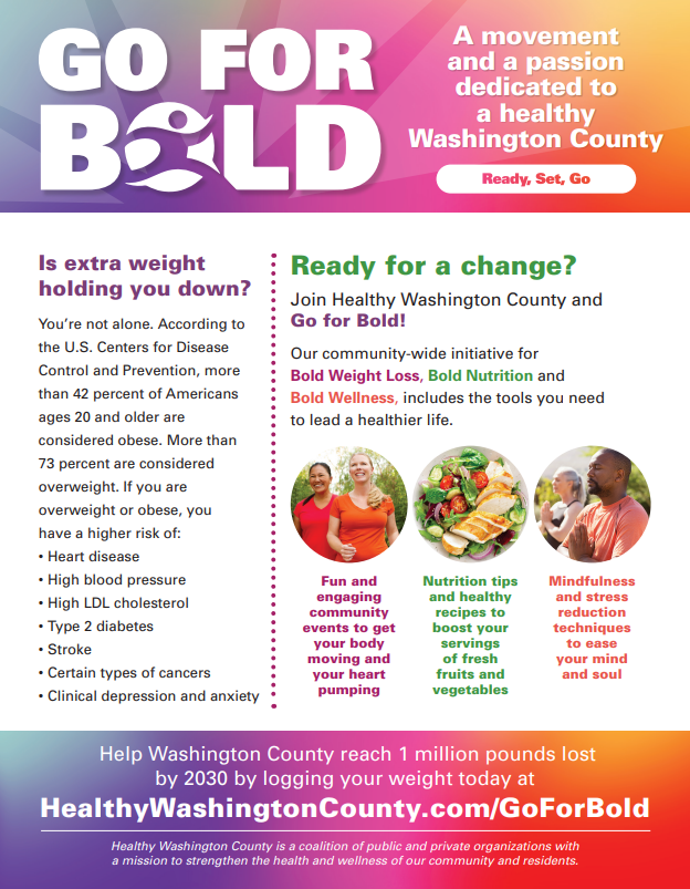 Go For Bold flyer